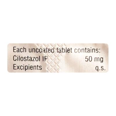 CILODOC 50 Tablet 15's - Intermittent Claudication-Per
