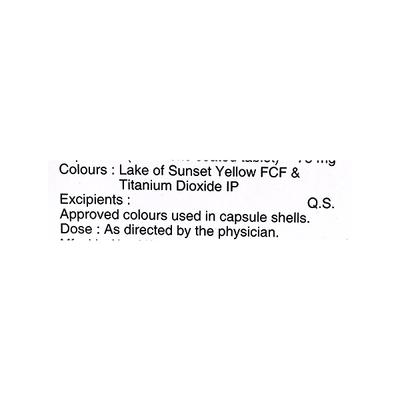 Lipicure AS 75mg Capsule 10'S - High Cholesterol-Dys