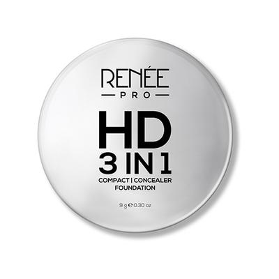 Renee Pro HD 3-In-1 Compact - Creme 9 gm - Compact Powder