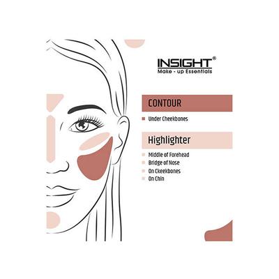 Insight Cosmetics Make Up Essentials Duo 2 in 1 Stick Conceal Contour + Highlighter-02 Coffee 8.5gm - Highlighters & Illuminators