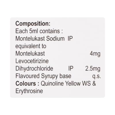 LEVOMONT LC Syrup 60ml - Asthma/COPD-Ast