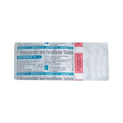 RISTROSE F 10 Tablet 10's - High Cholesterol-Dys