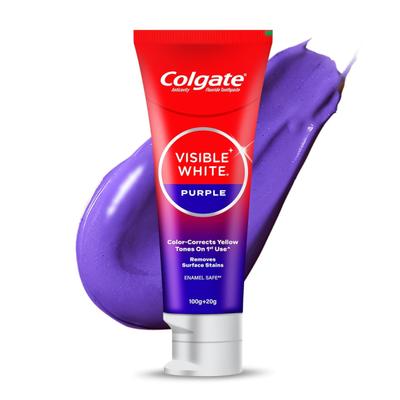 Colgate Visible White Purple Toothpaste 100 g + 20 g - Toothpaste
