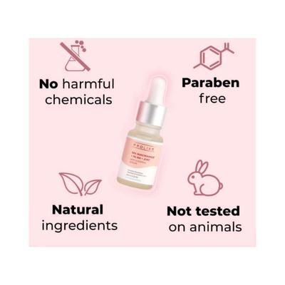 Prolixr 10 Percent Niacinamide and 1 Percent Hyaluronic Acid and Zinc Skin Clearing Mini Serum 10 ml - Face Serum