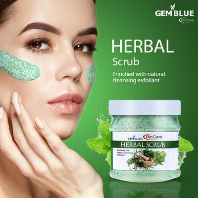 Gemblue Biocare Face Scrub - Herbal 500 ml - Face Scrubs