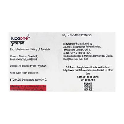 TUCAONE 150mg Tablet 10's - Cancer Oncology-Cyt