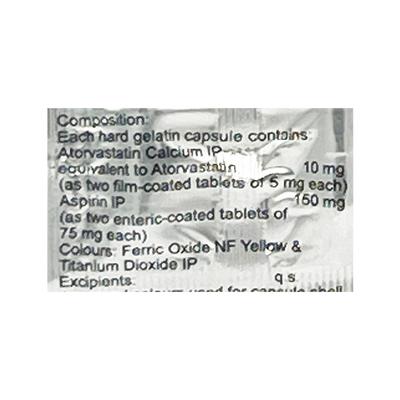 ATCHOL ASP 150mg Capsule 10'S - High Cholesterol-Dys