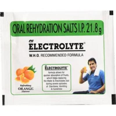 Electrolyte ORS powder - Orange Flavour 21.8 g - Nutritional Supplement