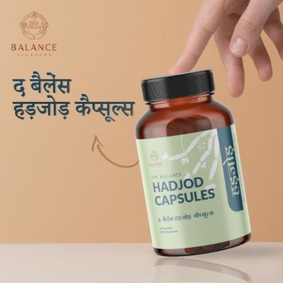 Balance Ayurveda The Balance Hadjod Capsules 60's - Speciality Medicines