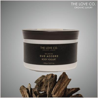 The Love Co. Luxury Oud Accord Body Yogurt - 72 Hour Intense Hydrating Shea Body Butter - Deep Moisturization for Winters With Pure Shea Butter for Nourishing Essential Body Care 200 gm - Body Butter