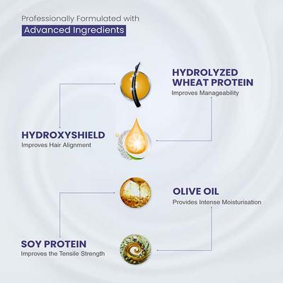 Trichup Pro Damage Repair Shampoo for Dry Frizzy Hair, Dual Action Rebonding and Smoothing 300 ml - Shampoos