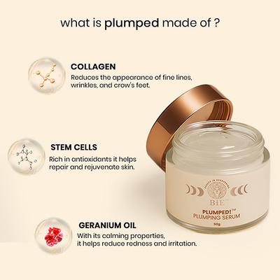 BiE - Beauty By BiE Plumped!- Plumping Serum 50 gm - Face Serum