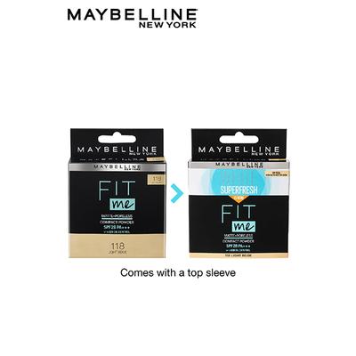Maybelline New York Fit Me Compact, Light Beige 8 Gm - Compact Powder