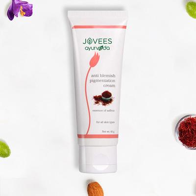 Jovees Herbal Anti Blemish Pigmentation Face Cream For All Skin Types and Paraben & Alcohol Free - Face Creams