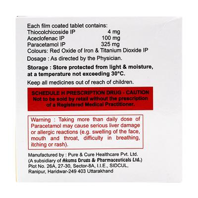 MYOSTAT P Tablet 10's - Muscle Spasm-Mus