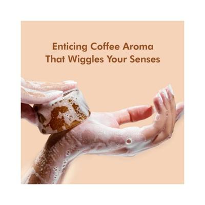 mCaffeine Coffee Shower Jelly Soap Free Bathing Bar with Hyaluronic Acid 100 gm - Soaps