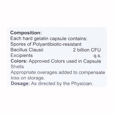 Enzispor Capsule 10'S - Diarrhoea-Ant
