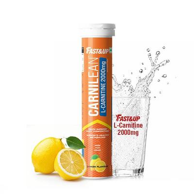 Fast&Up L-Carnitine Tartrate 1000 mg Tablets - Lemon Flavour 20's - Weight Loss