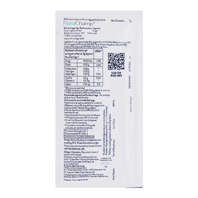 FLORACHAMP ORANGE FLAVOURED Sachet 5gm - Diarrhoea-Ant