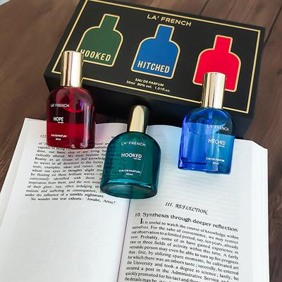 La French Hooked, Hitched and Hope Perfume Gift Set for Men 90 ml - Men Perfumes (Edt/Edp)