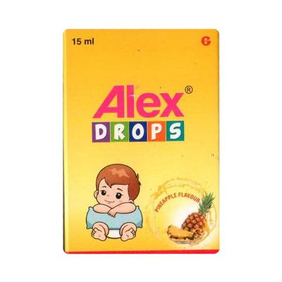 ALEX PINEAPPLE FLAVOUR Drops 15ml - Cough And Cold-Cou