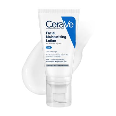 CeraVe AM Facial Moisturising Lotion - Normal to Dry Skin 52 ml - Face Wash & Cleansers