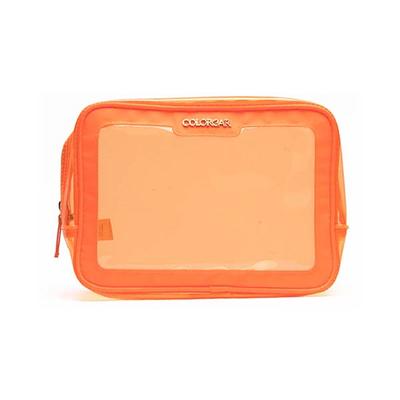 Colorbar Lips and Lashes Box Pouch - Neon Orange 240gm 1's - Makeup Pouches