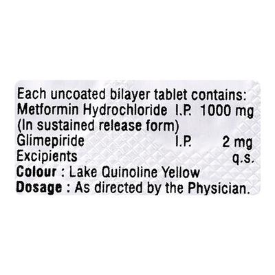 Gepride M2 Forte Tablet 10'S - Diabetes-Ant