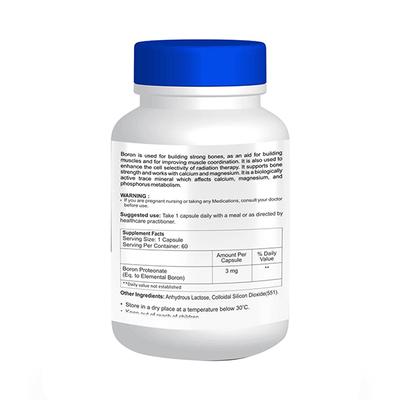 Healthvit Boron 3 mg Capsule 60's - Multi-Vitamins