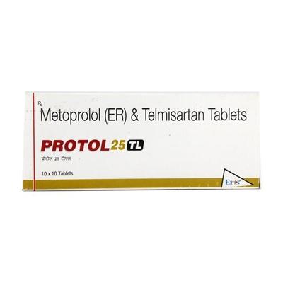 Protol 25 TL Tablet 10'S - Hypertension-Ang