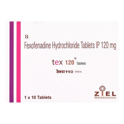 TEX 120 Tablet 10's - Allergies-Ant