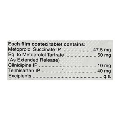 METOLAR TRIO 50 Tablet 10's - Hypertension-Ana