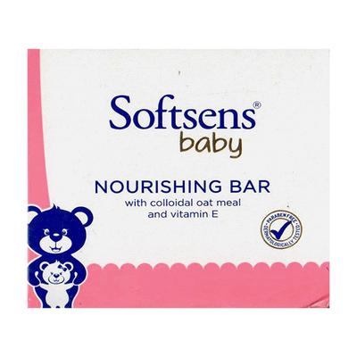 Softsens Baby Nourishing Bar with Colloidal Oat Meal and Vitamin E (Pack Of 3 x 100 g) - Bathing Essentials