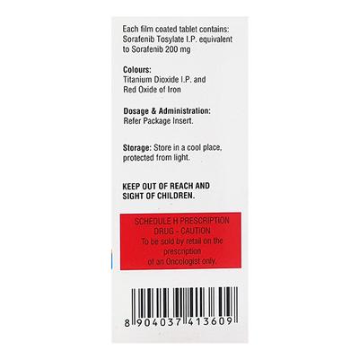 SORAFENAT Tablet 60's - Cancer Oncology-Cyt