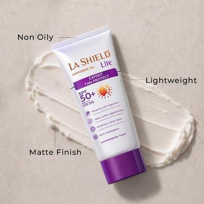 La Shield Lite SPF 50+ & PA+++ Sunscreen Gel 50 gm - Face Sunscreen