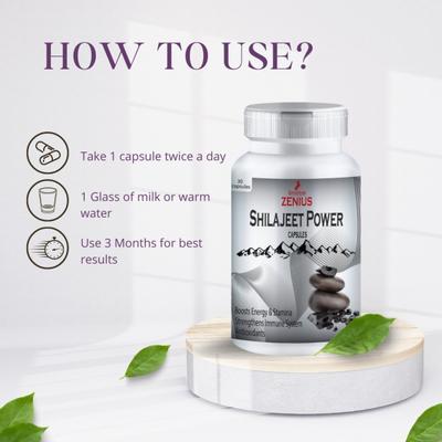 Zenius Shilajeet Power Capsule 30's - Other Supplements