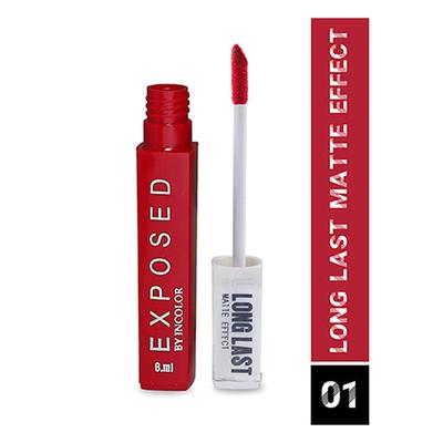 Exposed By Incolor Long Last Matte Effect Lip Gloss 01 6 Ml - Highlighters & Illuminators