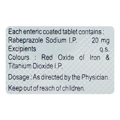 ERZOL Tablet 10's - Ulcer/Reflux/Flatulence-Aaa