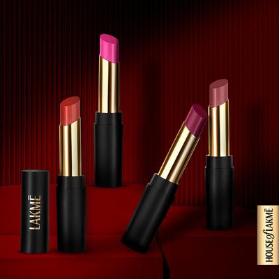 Lakme Absolute Beyond Matte Lip 203 Fuchsiafun 3.4 gm - Lipsticks