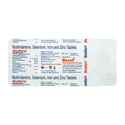 MAANATAL Tablet 10's - Iron Supplement/Anaemia-Vma
