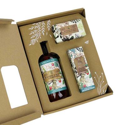The English Soap Company - Anniversary Jasmine & Wild Strawberry Hand & Body Gift Set 1's - Shower Gels & Body Wash