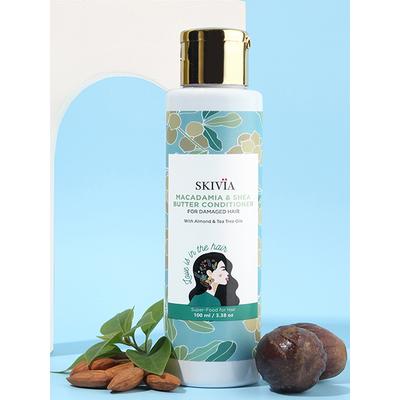 Skivia Macadamia & Shea Butter Conditioner With Almond & Tea Tree Oil -Unisex 100 ml - Conditioners