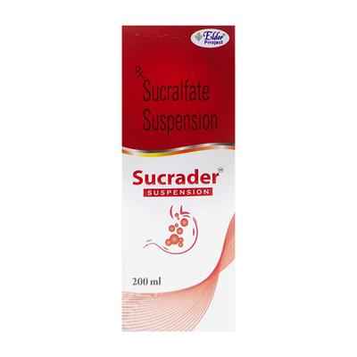 SUCRADER Suspension 200ml - Ulcer/Reflux/Flatulence-Aaa
