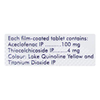 Dolowin TC 4/100mg Tablet 10'S - Pain relief-Nsa