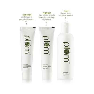 Plum Green Tea Experience Kit - Mini Combo 80 ml - Facial Kits