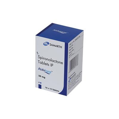 ALDOTONE 50mg Tablet 15's - Hypertension-Diu