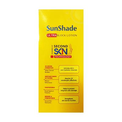 SUNSHADE ULTRA BLOCK SPF 30+ PA++++ UVA+UVB PROTECTION Lotion 50ml - Sunscreen Preparations-Emo