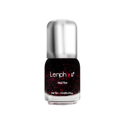Lenphor Nail Tint Red Night 25 12 Ml - Nail Polish