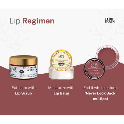 Love Earth Lip Tint & Cheek Tint Multipot-Never Look Back - Ruby Pink 8 gm (N) - Lip Stains & Tints