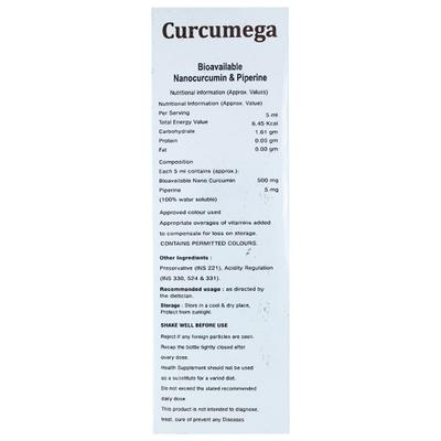 CURCUMEGA Sugar Free Syrup 100ml - Supplements-Vam
